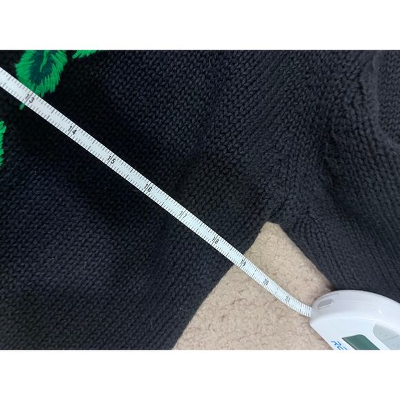 Vintage Holly Embroidered Bechamel Women's Cardigan L - Picture 5 of 6